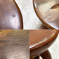 ヨーガンレール ババグーリ Jurgen Lehl Babaghuri チーク無垢材 スツール Stool 5本脚 丸太 ハンドメイド プリミティブ 希少 ●