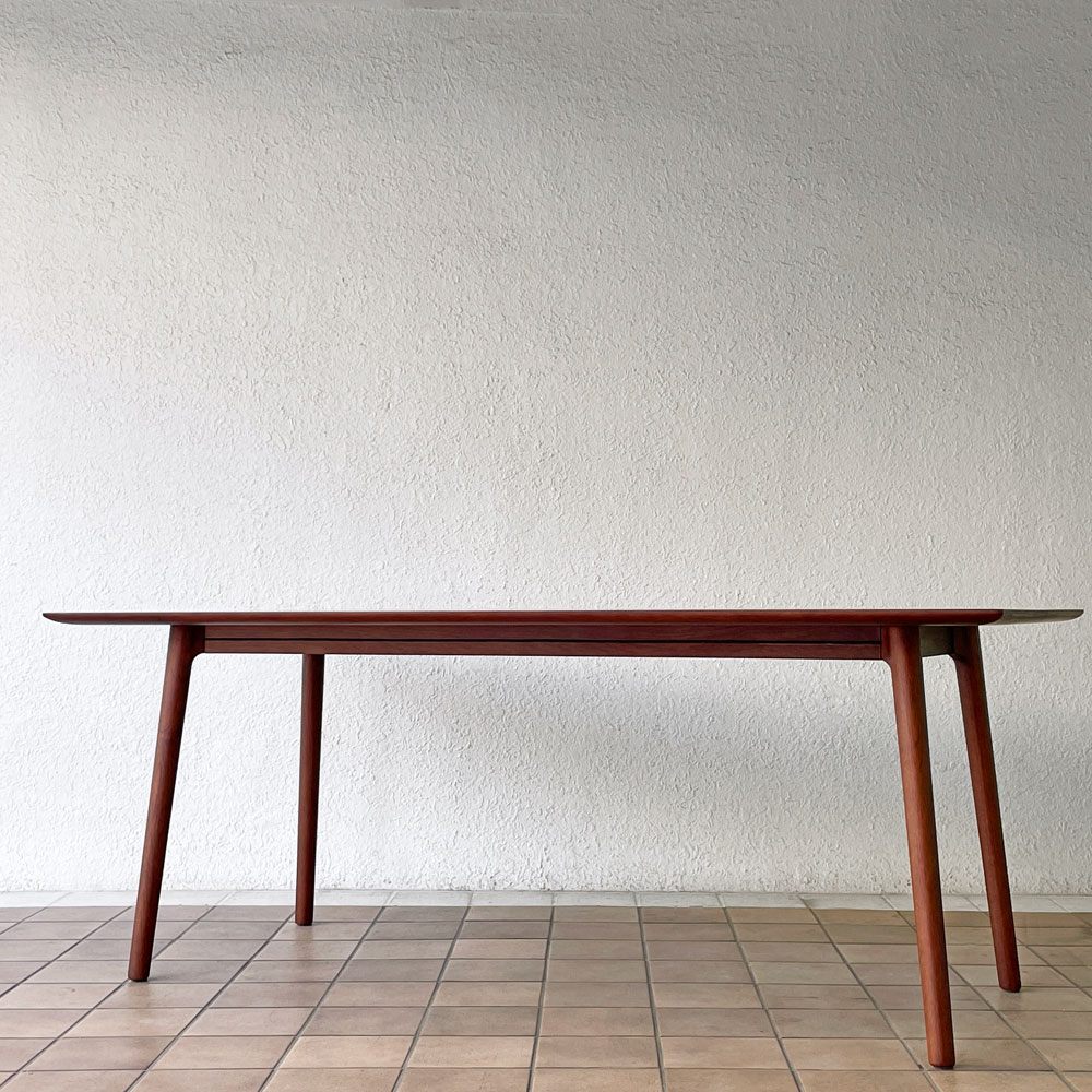 アクタス ACTUS ホースシュー HORSE SHOE ダイニングテーブル マホガニー無垢集成材 W180cm ハンス・サンガイン・ヤコブセン ◇