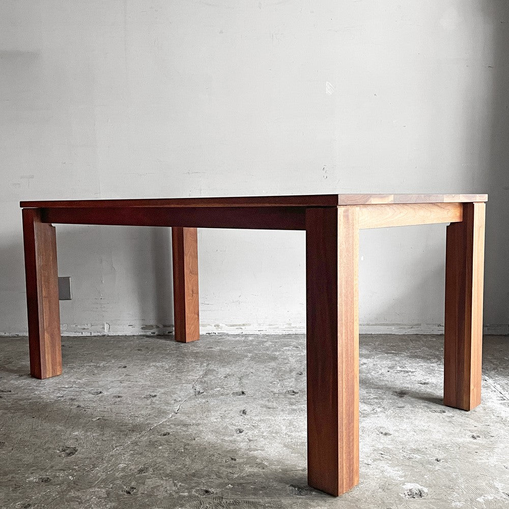 シキファニチア SIKI FURNITURE トレ ダイニングテーブル ウォールナット無垢材 W150cm ブラウン ナチュラル モダン デザイン ■