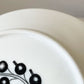 アラビア ARABIA パラティッシ PARATIISI ブラック プレート 16.5cm 旧ロゴ 北欧食器 A ◎
