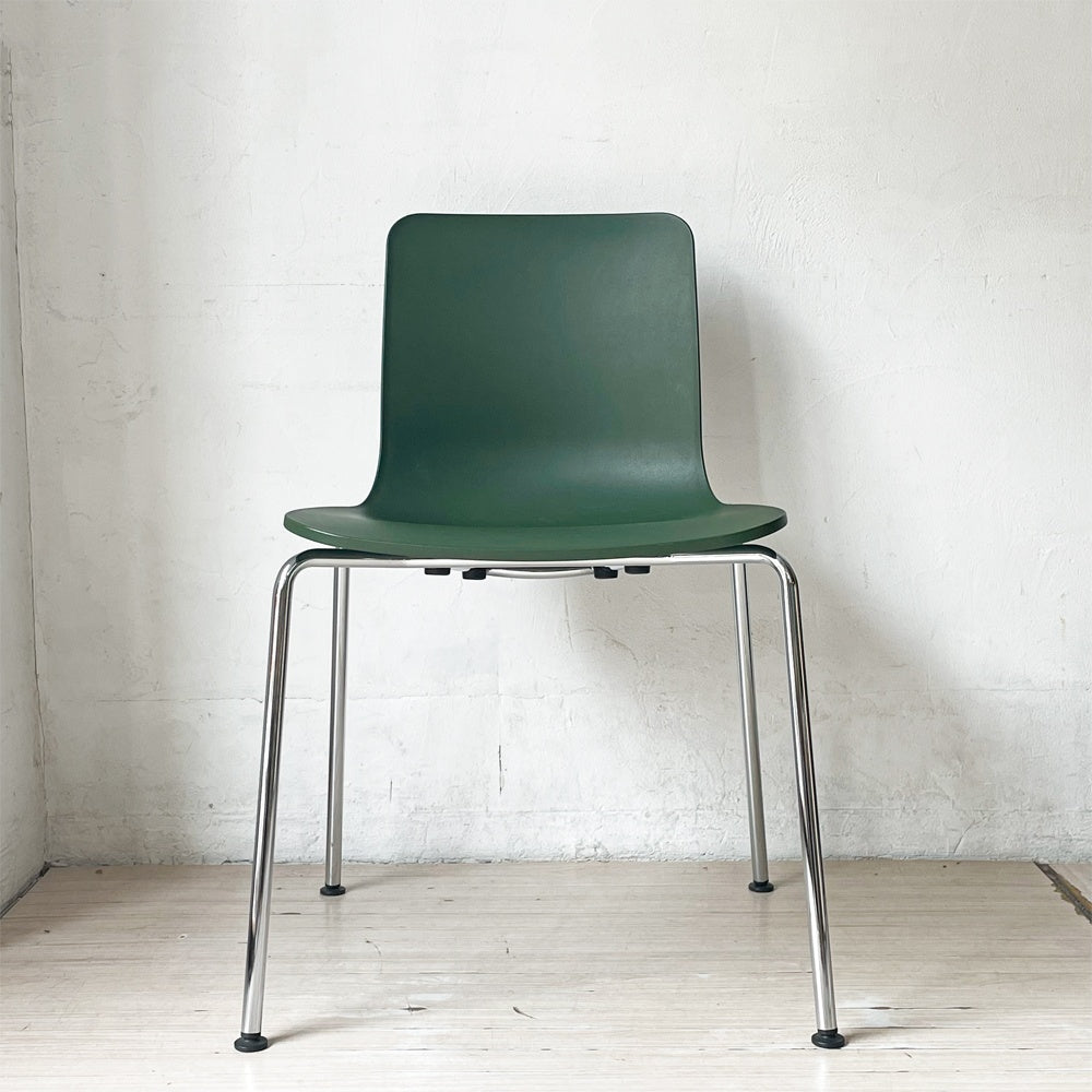 ヴィトラ vitra ハル HAL Tube ハルチューブ ダイニングチェア スタッカブル スタッキングチェア グリーン ジャスパー・モリソン B ★