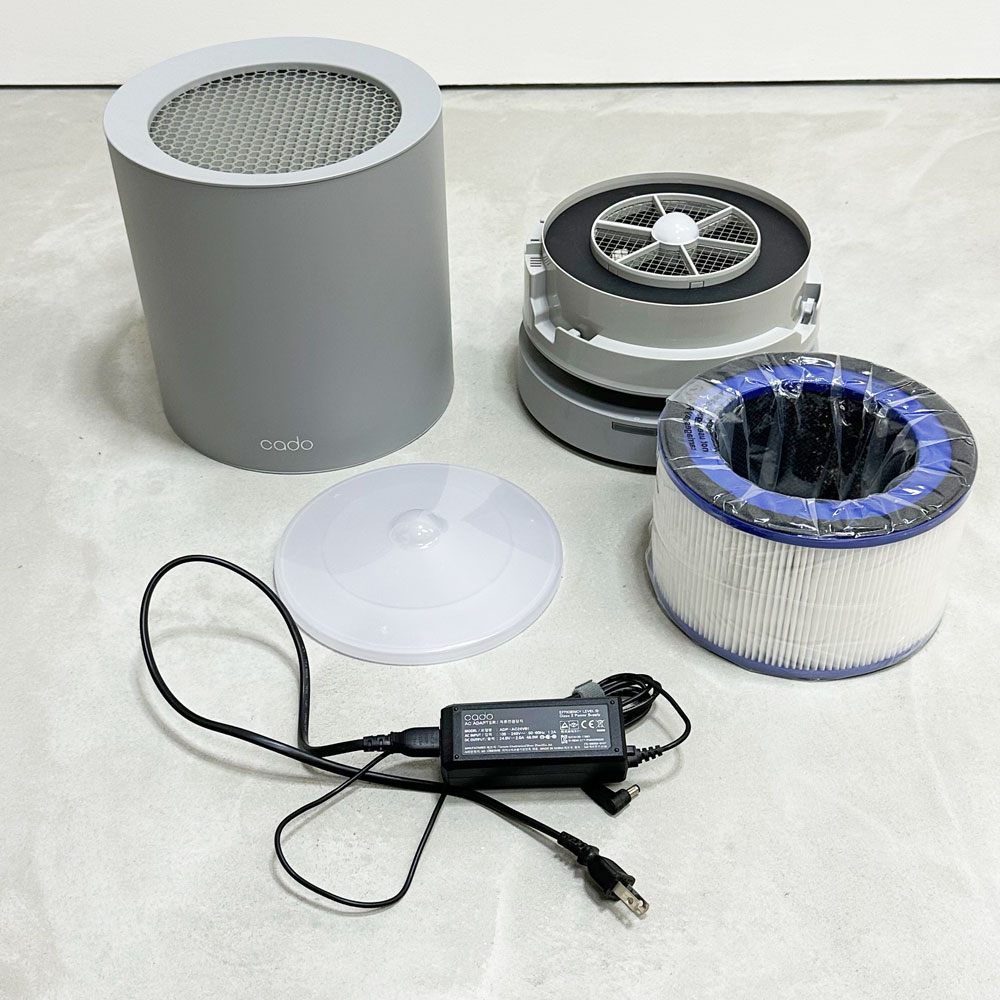 カドー cado 空気清浄機 リーフ LEAF AP-C120 グレー 2021年製 PM2.5対応 定価￥49,830- フィルター未使用 ●