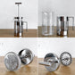 アレッシー ALESSI 9094 プレスフィルターコーヒーメーカー press filter coffee maker 3カップ用 コーヒーポット ティーポット ステンレス 耐熱ガラス アルド・ロッシ Aldo Rossi イタリアンモダン ■