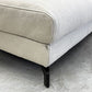 リラックスフォーム RELAXFORM グラシエーロ GLACIERO 3人掛けソファ W188cm プライムレザーテックス プラチナグレー 関家具 定価￥113,000- B 〓