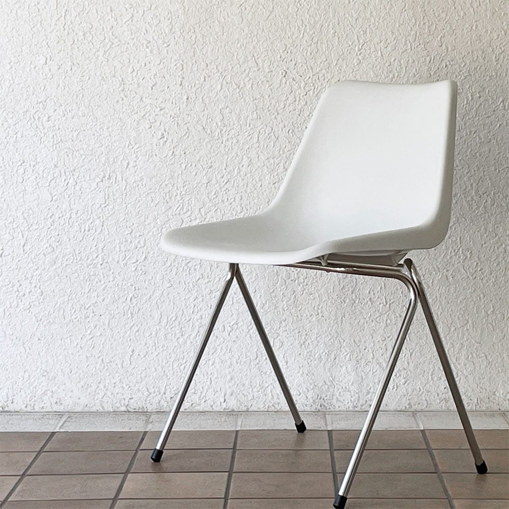 Polyside ヒリー HILLE ポリサイドチェア POLYSIDE CHAIR ロビン・デイ ROBIN DAY クローム Chrome イギリス B ...