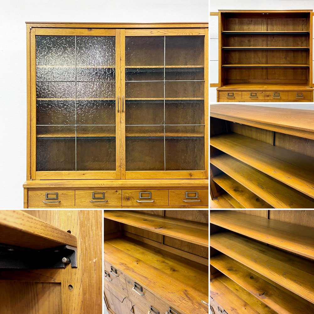 トラックファニチャー TRUCK FURNITURE ガット カップボード GATTO CUPBOARD オーク無垢材 キッチンボード 食器棚 W120 定価：￥649,000- ●