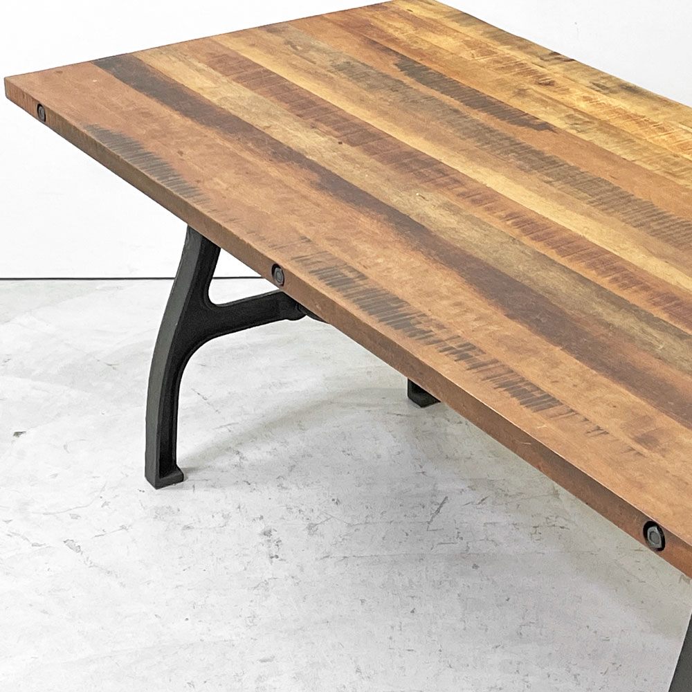 クラッシュゲート CRASH GATE クランキー2 CRANKY II ダイニングテーブル W180cm 古材x鉄脚 D8/DISTRICT EIGHT インダストリアル ●