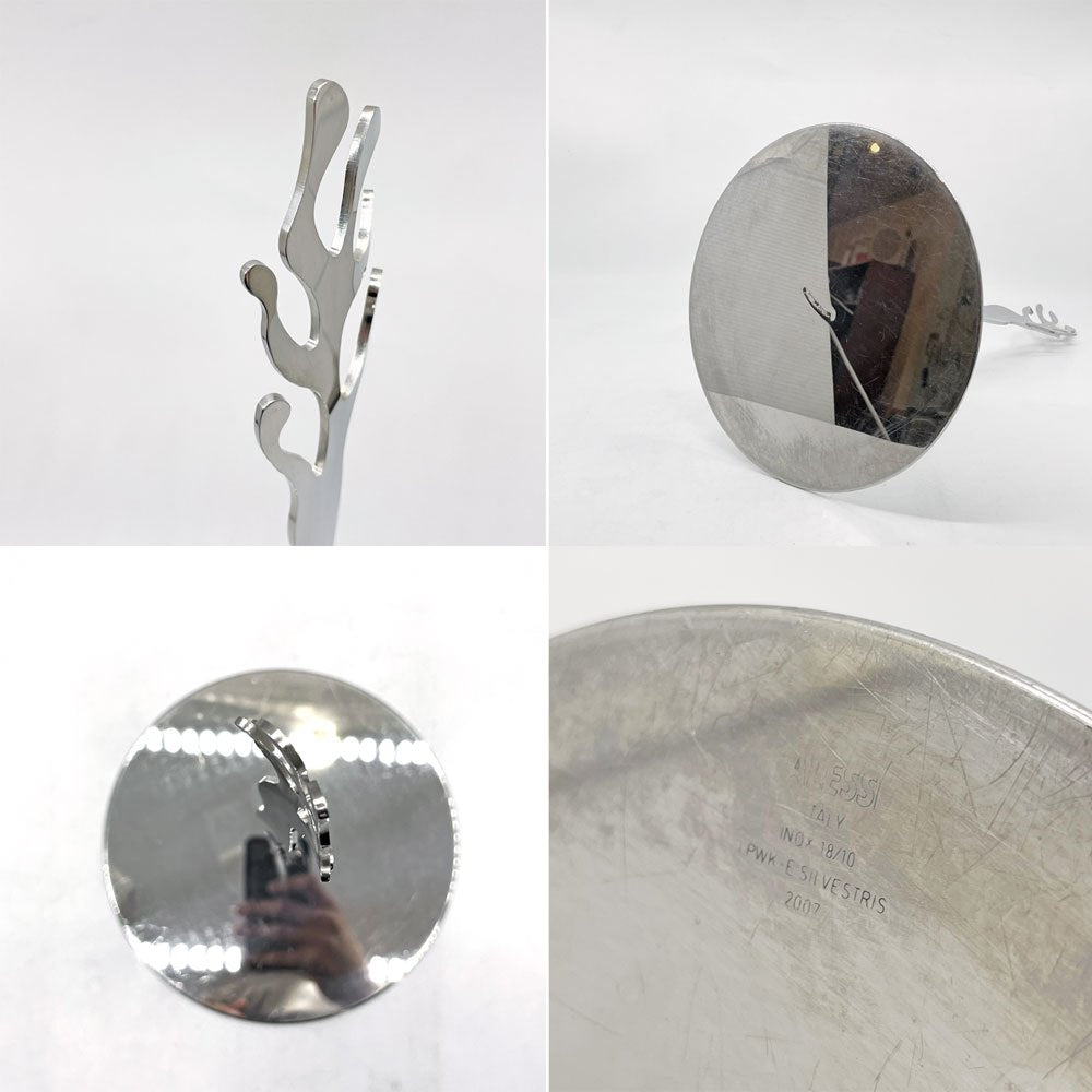 アレッシィ ALESSI Mediterraneo キッチンペーパーホルダー エマ・シルヴェストリス Emma Silvestris ステンレス イタリア ●