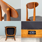 アクメファニチャー ACME Furniture トラッセル TRESTLES CHAIR ダイニングチェア ウォールナット USビンテージスタイル A ◎