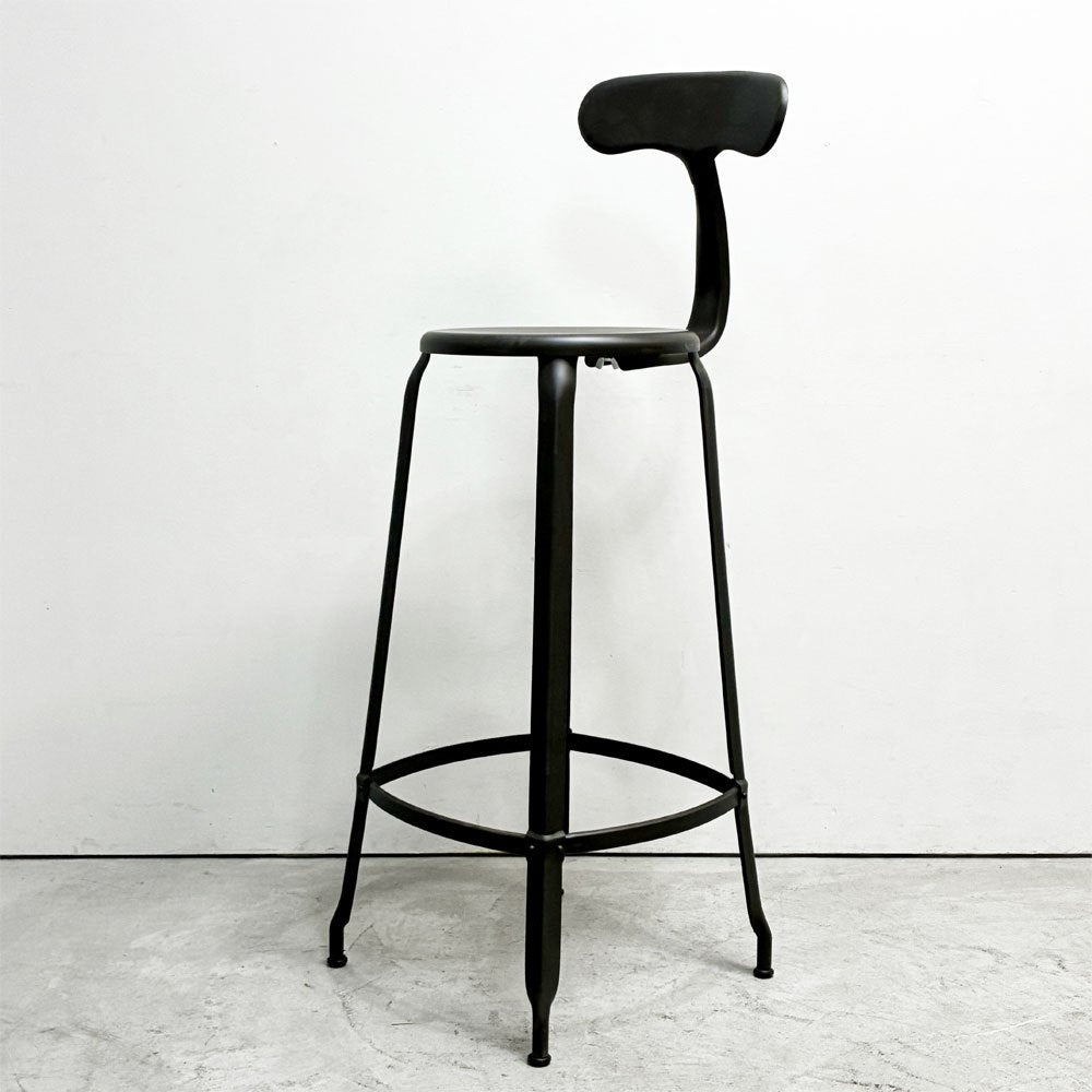 フェールトラヴァイユ FER TRAVAIL ニコルチェア NICOLLE Chair SH80 カウンターチェア スチール マットクリア仕上げ 別注モデル インダストリアル C ●