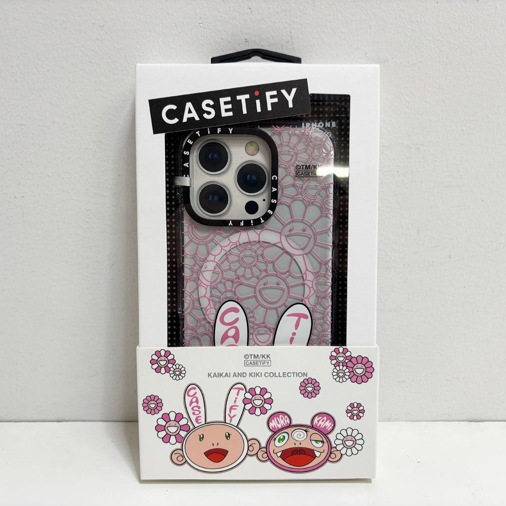 ケースティファイ CASETIFY カイカイ & キキ KAIKAI AND KIKI COLLECTION iPhone16pro スマホケース 村上隆 箱付 美品 ●