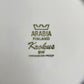 アラビア ARABIA クロッカス Krokus ディーププレート スープボウル 20cm ブラック エステリ・トムラ ビンテージ 北欧食器 A ♪