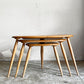 アーコール ercol ペブル PEBBLE 354 ネストテーブル nest of tables サイドテーブル ブルーラベル エルム材 UKビンテージ ■