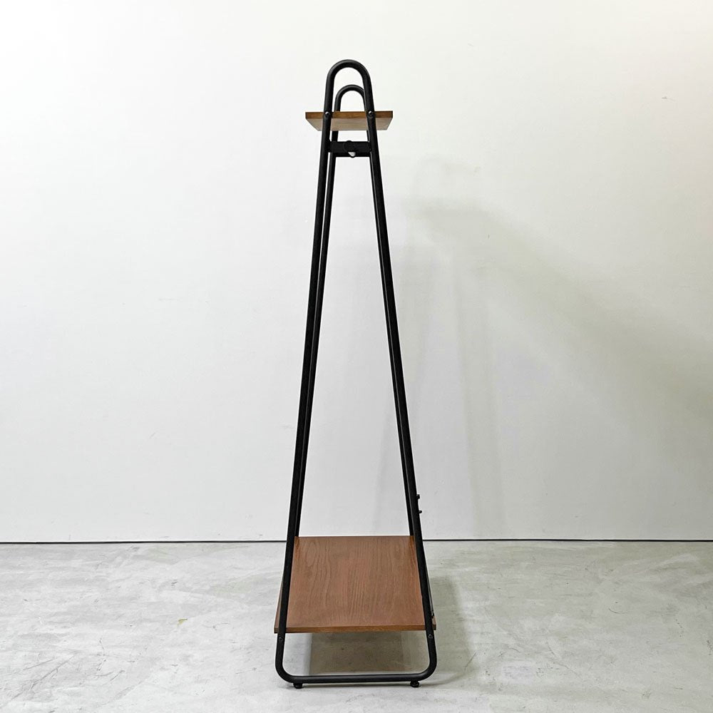 ニコアンド niko and… furniture & supply リビングテリトリー LIVING TERRITORY ハンガーラック オーク材 スチールフレーム インダストリアルデザイン 定価￥14,740- ●