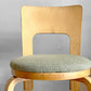 アルテック artek チェア66 CHAIR66 ダイニングチェア ナチュラルラッカー バーチ材 ファブリックシート アルヴァ・アアルト フィンランド 北欧家具 ビンテージ B ■
