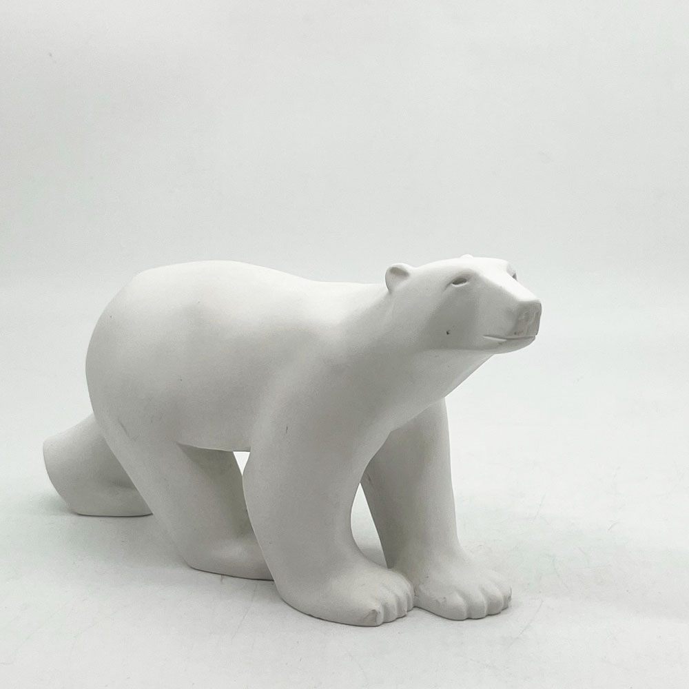 フランソワポンポン François Pompon フィギュア シロクマ Ours blanc フランス オブジェ 彫刻 セラミック ●