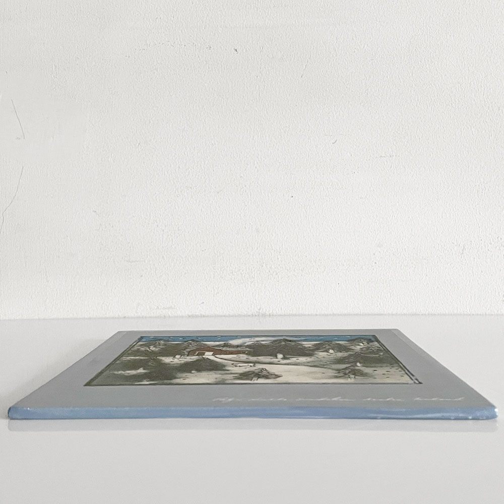 アラビア ARABIA コテージ モッキ Mokki 陶板 ウォールプレート W20cm ヘルヤ・リウッコ・スンドストロム ビンテージ フィンランド 北欧雑貨 ■