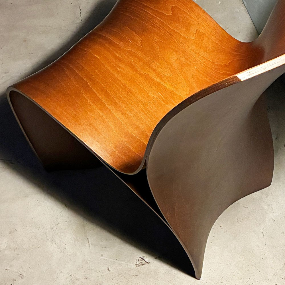モローゾ MOROSO スリースキンチェア Three Skin Chair ロン・アラッド Ron Arad ブナ材 プライウッド 3D曲げ加工 ◎