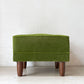 カリモク60 オットマン スツール モケットグリーン Kチェア ロビーチェア ミッドセンチュリー レトロモダン 定価￥34,980- ★