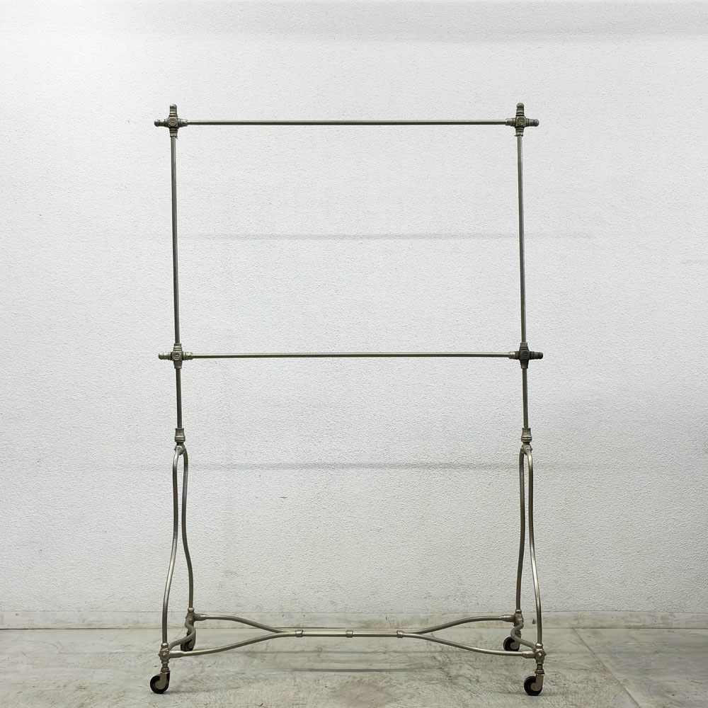 P.Lauzur paris ハンガーラック W135xH200cm アイアン 鋳鉄 フランス ビンテージ 推定1900年代初頭 アールヌーボー ●