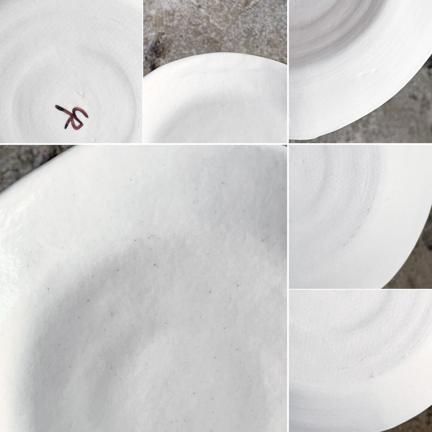 クリスチャンヌ・ペロション Christiane Perrochon プレート ホワイト 16cm 陶器 イタリア A ■