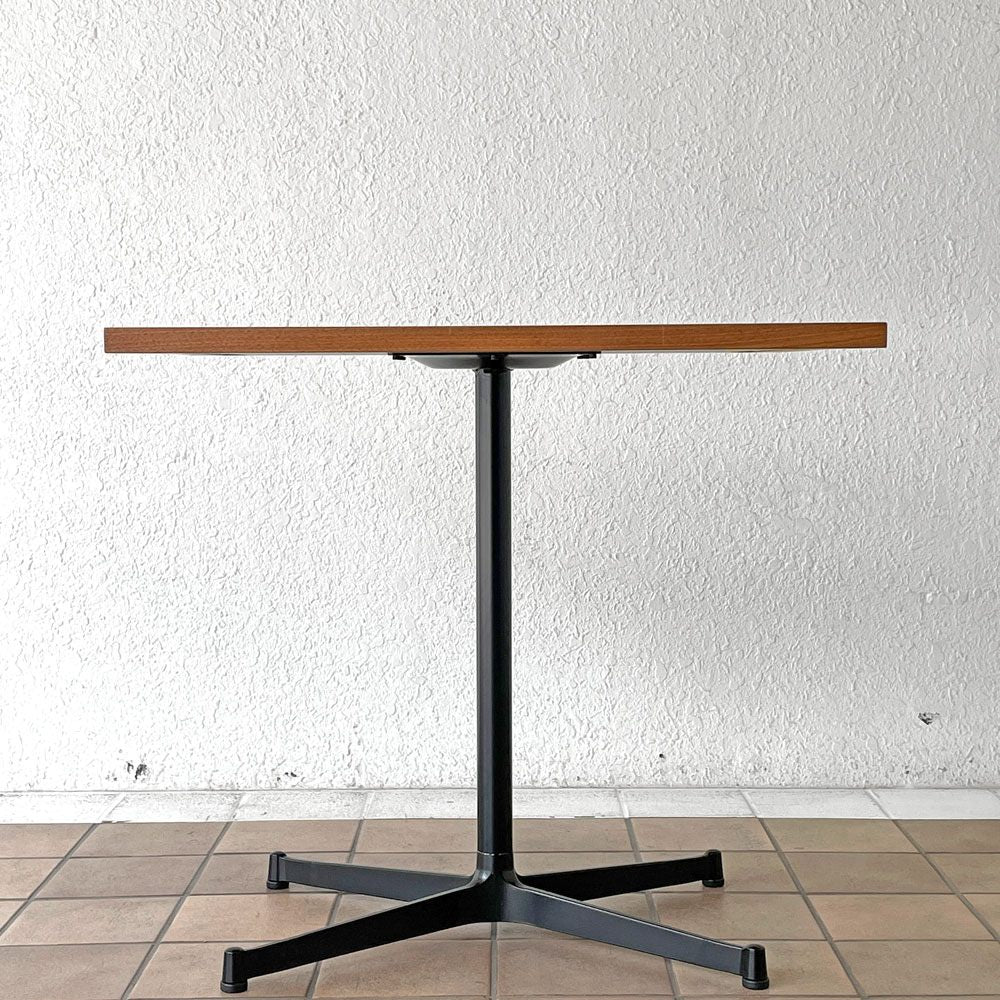 グリニッチ greeniche カフェテーブル Cafe Table 800×600 ウォールナット無垢材 Xレッグ ◇