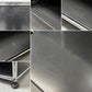ユーエスエムハラー USMハラー USM Haller キャビネット オープンシェルフ 2列3段 ドロップダウンドア 鍵付き グラファイトブラック モダンデザイン スイス ●