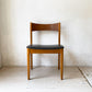 ネイサン ファニチャー Nathan Furniture イギリス ビンテージ UK Vintage ダイニングチェア チークプライッド×ビーチ材 PVCレザーシート A ★