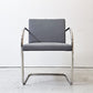 ノル knoll ブルーノ アームチェア チューブラー Brno Arm Chair Tubular ミースファンデルローエ カンチレバー グレー ファブリック ●