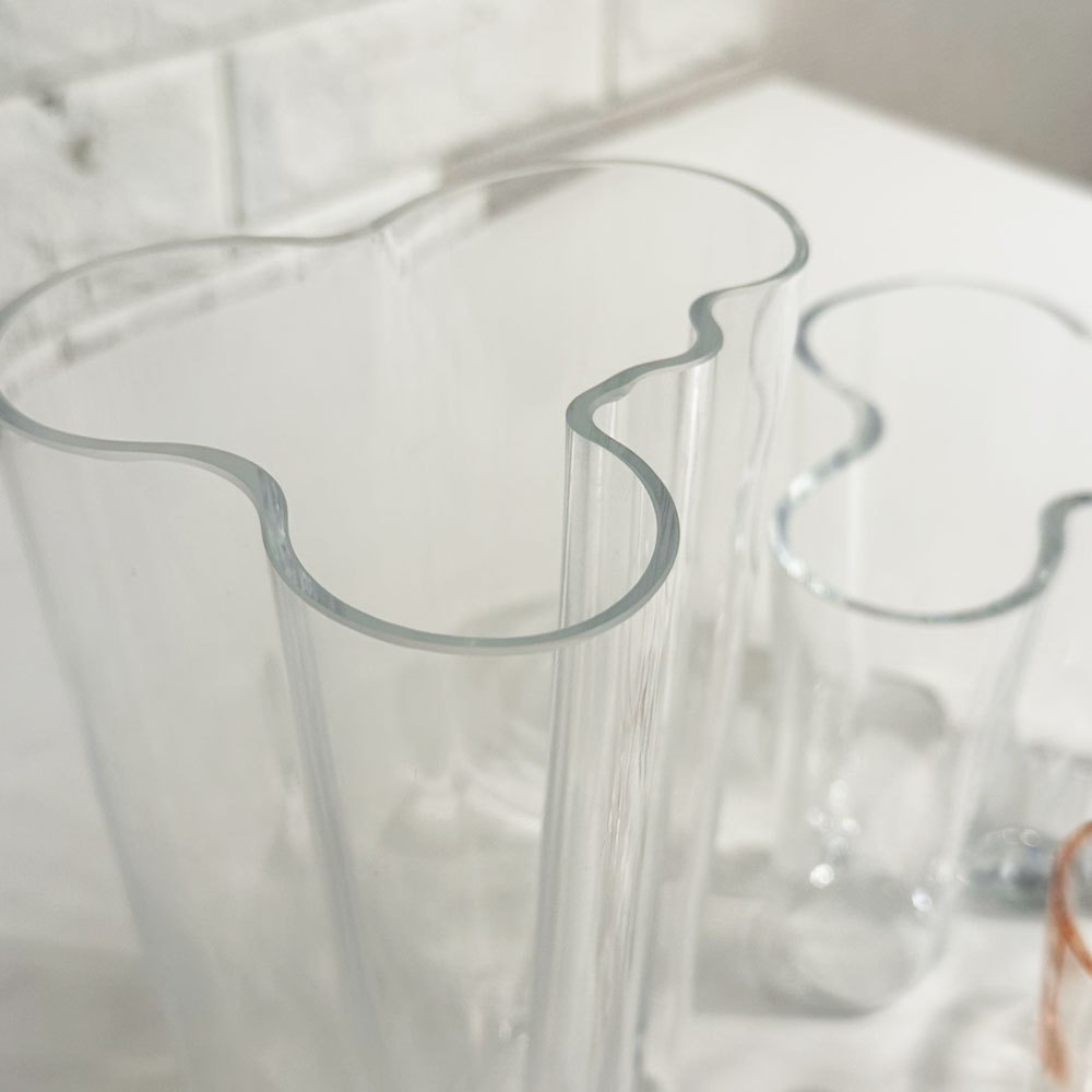 イッタラ iittala アルヴァ・アアルトコレクション Alvar Aalto Collection ベース H200mm クリア 北欧雑貨 ◎