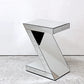 カレ KARE ラグジュアリー Zサイドテーブル LUXURY Z sidetable ミラー張り コーヒーテーブル ベッドサイド ドイツ 廃番 ●