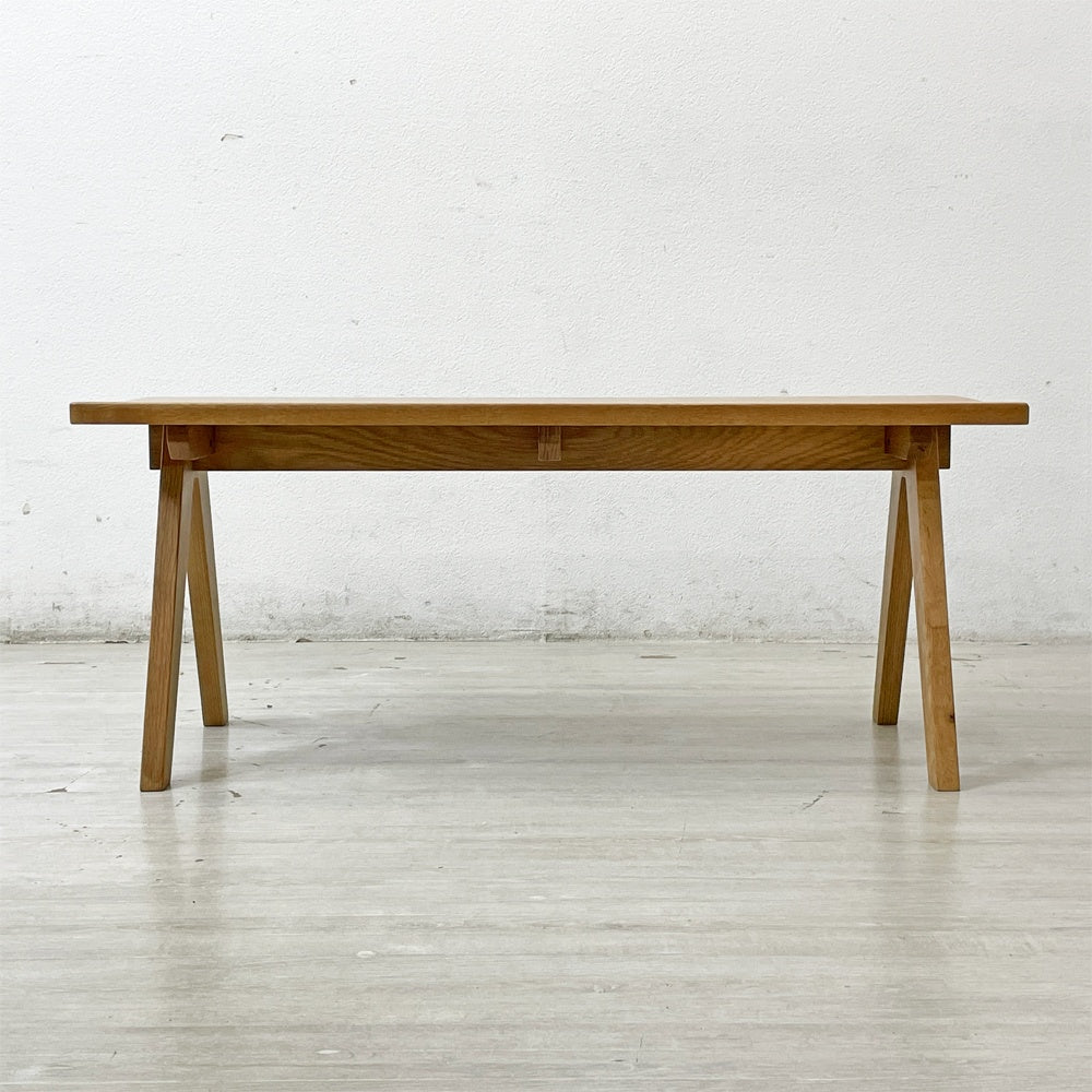 ドアーズリビングプロダクツ DOORS LIVING PRODUCTS ボシー BOTHY ベンチ オーク無垢材 コンパスレッグ ●