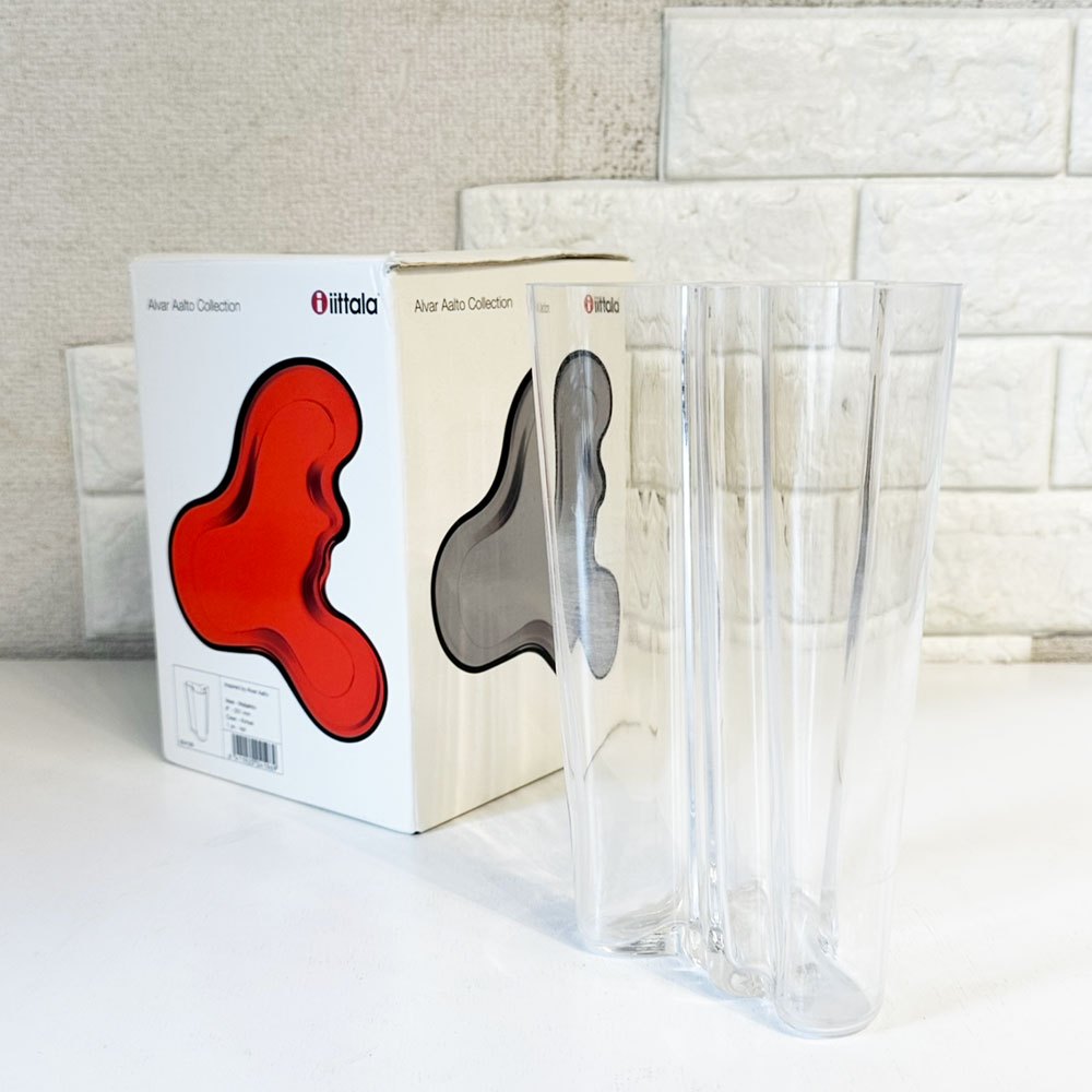 イッタラ iittala アルヴァ・アアルトコレクション Alvar Aalto Collection ベース H200mm クリア 北欧雑貨 ◎