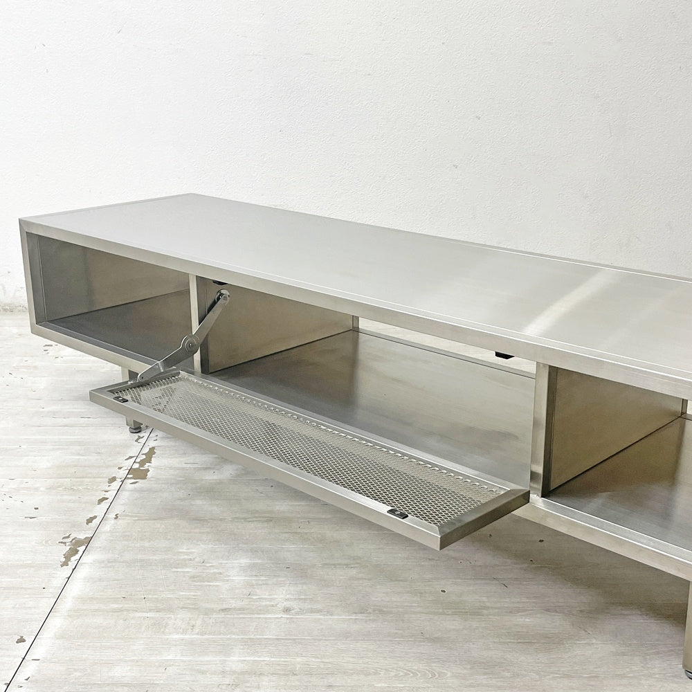 アートスタイルマーケット ART STYLE MARKET KEITH TVボード  AVボード ステンレス W180cm インダストリアルデザイン ●
