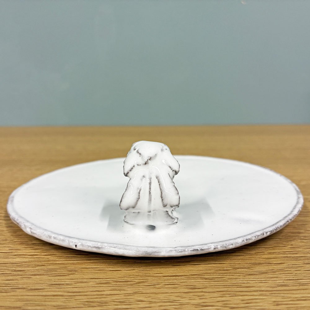 JBAdeV/Jean Baptiste Astierde Villatte 別注ソーサー Feuilles soucoupe a anse アスティエ・ド・ヴィラット ASTIER de VILLATTE 陶器 フランス A ◎