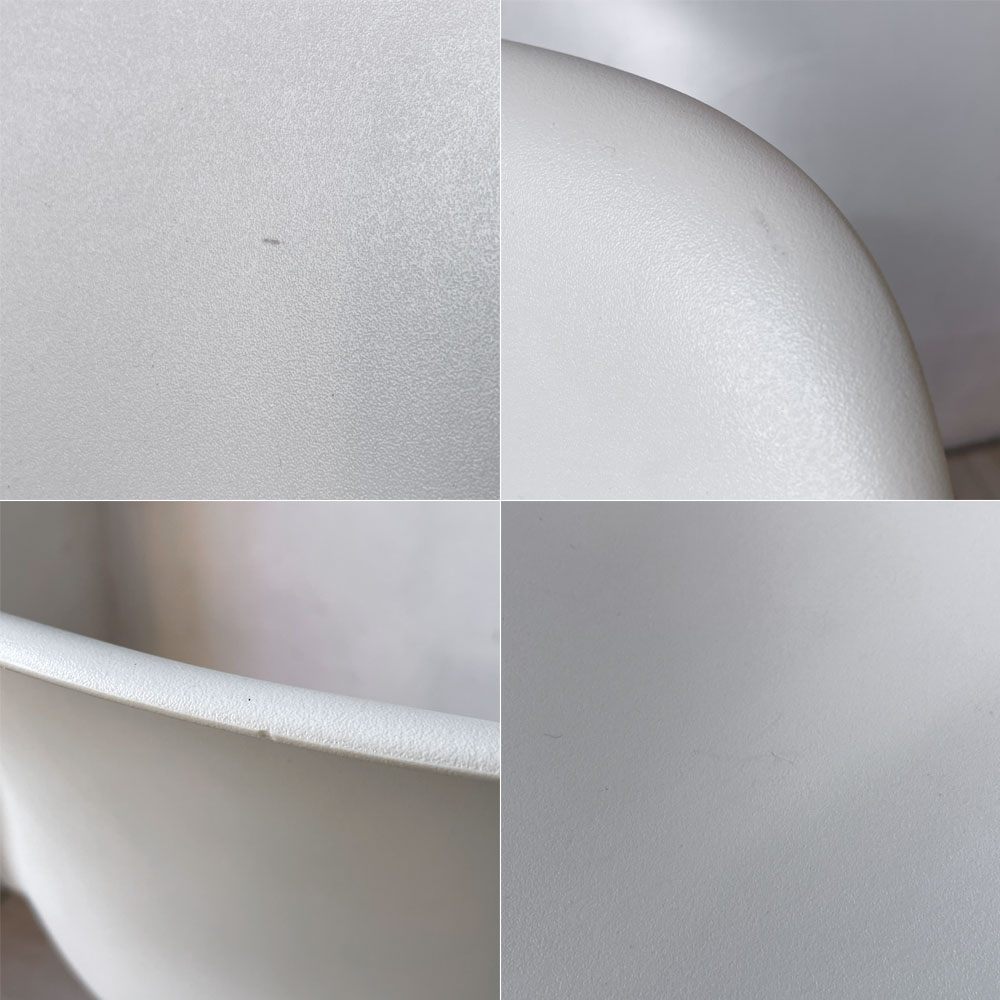 ハーマンミラー Herman Miller サイドシェルチェア ホワイトシェル ポリプロピレン製 エッフェルベース DSR C&R イームズ ミッドセンチュリー ★