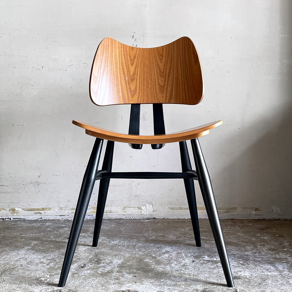 アーコール ERCOL バタフライチェア Butterfly Chair ルシアンアーコラーニ MHL復刻 ナチュラルカラー ブラックレッグ プライウッド 英国家具 イギリス ■