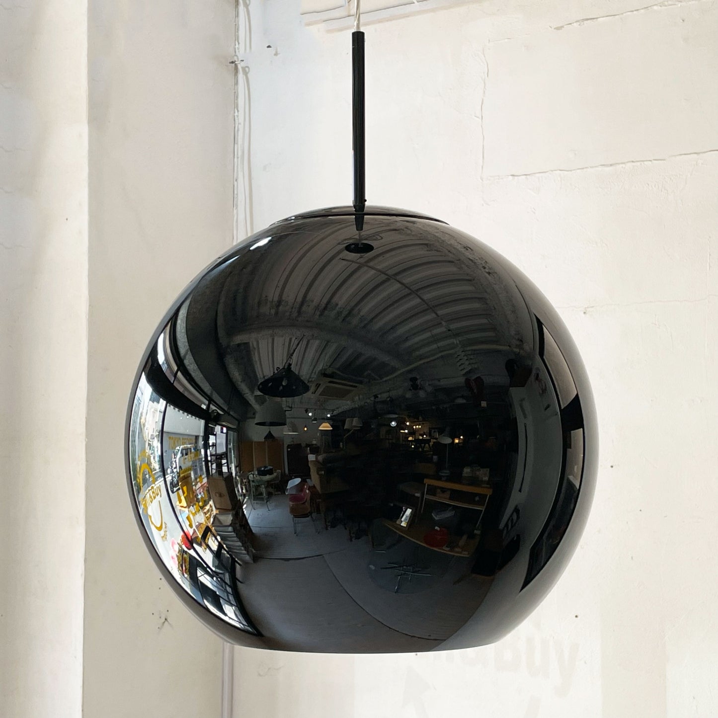 トムディクソン Tom Dixon コッパー ラウンド ペンダントライト 45 Copper Round Pendant ブラック色 廃番 定価113,000円 ★