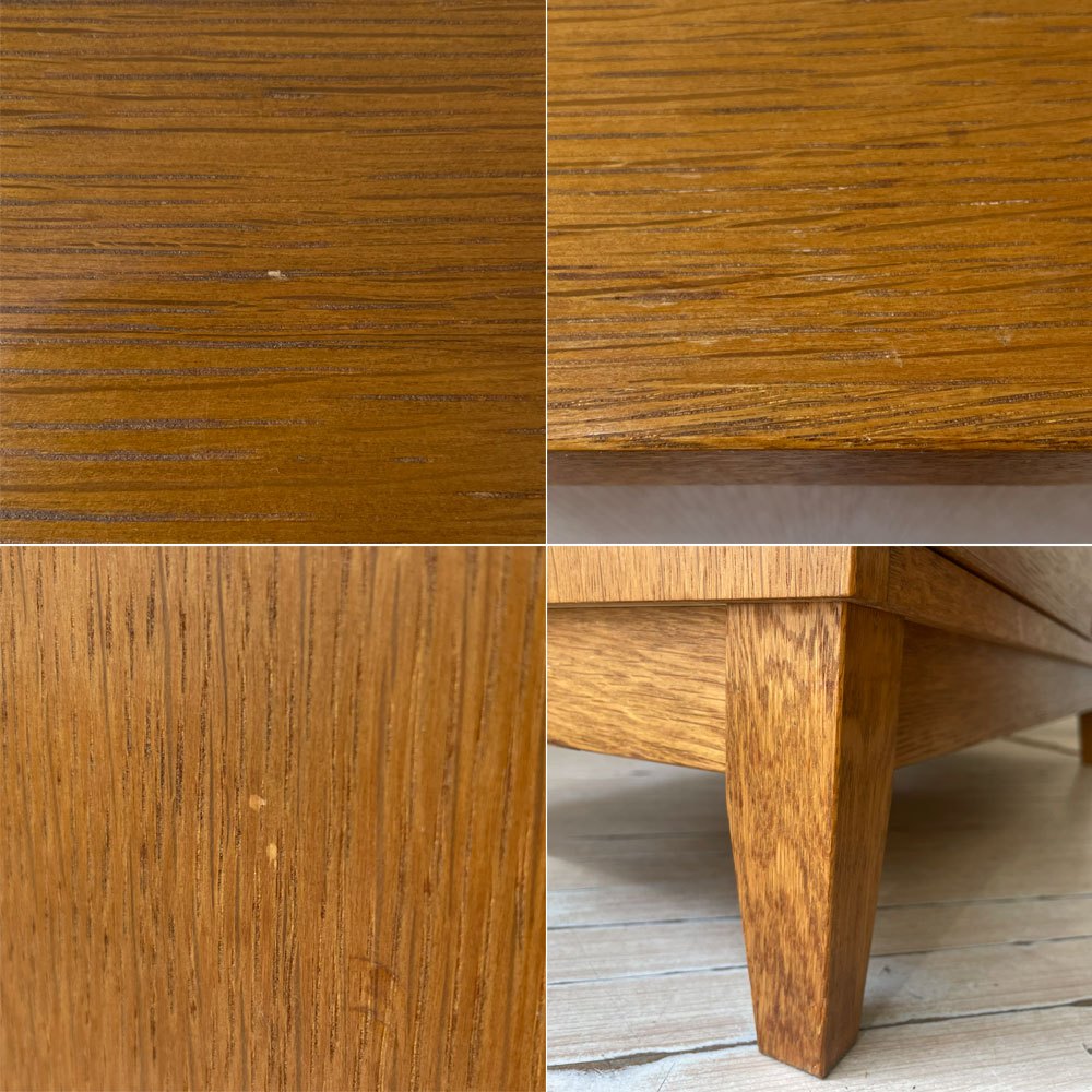 スタンダードトレード STANDARD TRADE CHT-013D-Low ローチェスト キャビネット Door & Drawers Chest 楢材 国産家具 定価￥195,000- ★