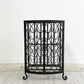 クラシカルデザイン Classical Design アイアン ワインラック アール・ヌーヴォー 両開き ブラック ●