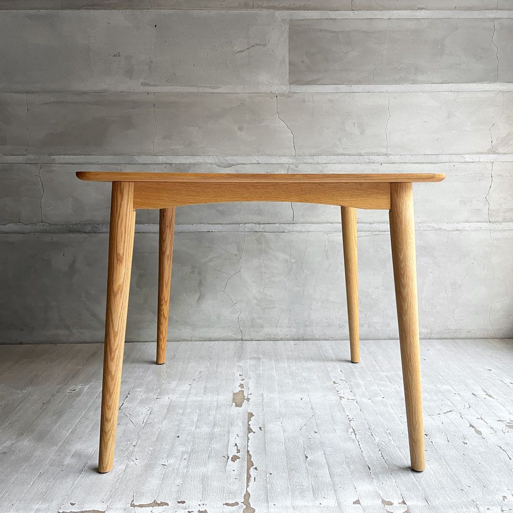 IDC大塚家具 OTSUKA シネマ3 CINEMA3 ダイニングテーブル スクエア 幅85cm オーク無垢材 ウレタン塗装 ♪