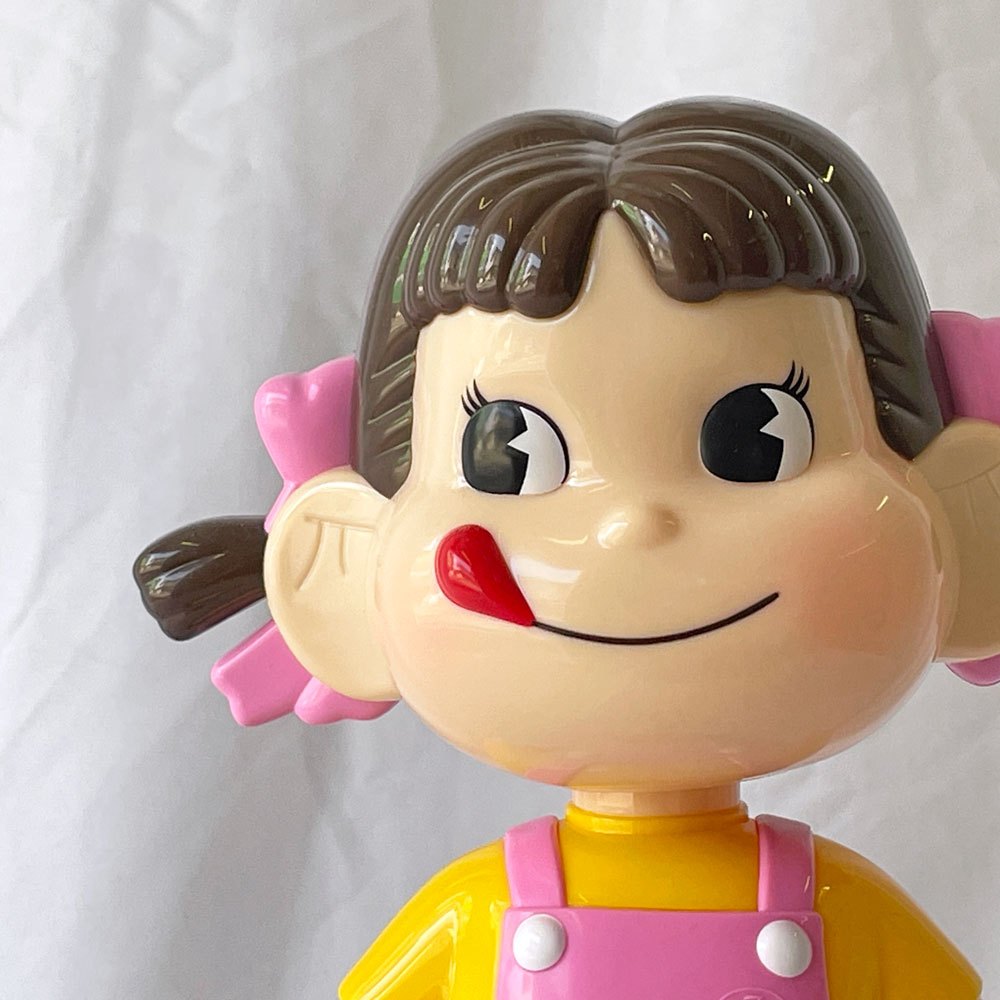 不二家 FUJIYA 首ふり ペコちゃん人形 127-PK02 限定カラー 非売品 Smile Switch Festa 2022 Valentine in GINZA限定 ◇