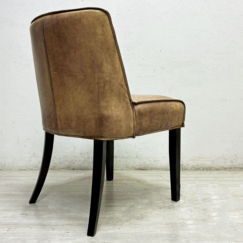 ダルトン DULTON ランディーチェア Randy Chair 本革 レザー ラウンジチェア アームチェア ビンテージスタイル B ●