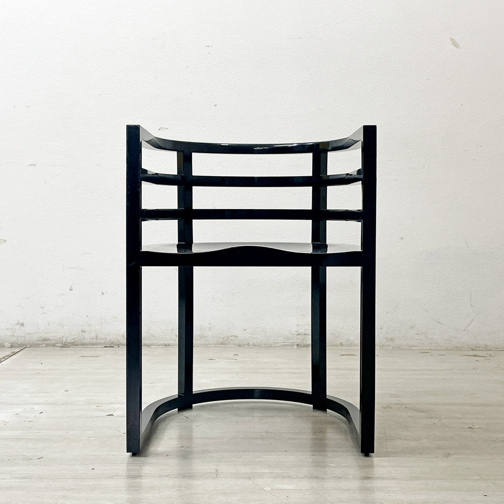 ノル Knoll アームチェア No.810 ブラック リチャード・マイヤー デザイン Richard Meier ●