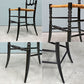 フラテッリ・レヴァッジ Fratelli Levaggi キアヴァリチェア CHIAVARI chair トレ・アルキ ラタンシート ブラック イタリア ◎