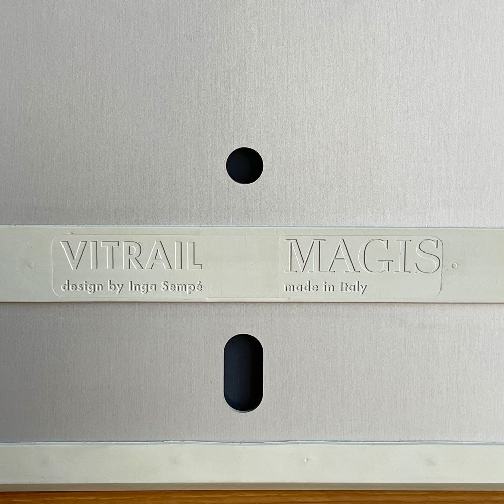 マジス MAGIS ヴィトレイル VITRAIL ウォールミラー 50×50cm ライトグレー 壁掛け 鏡 元箱付き インガ･センペ イタリア 未使用品 ♪