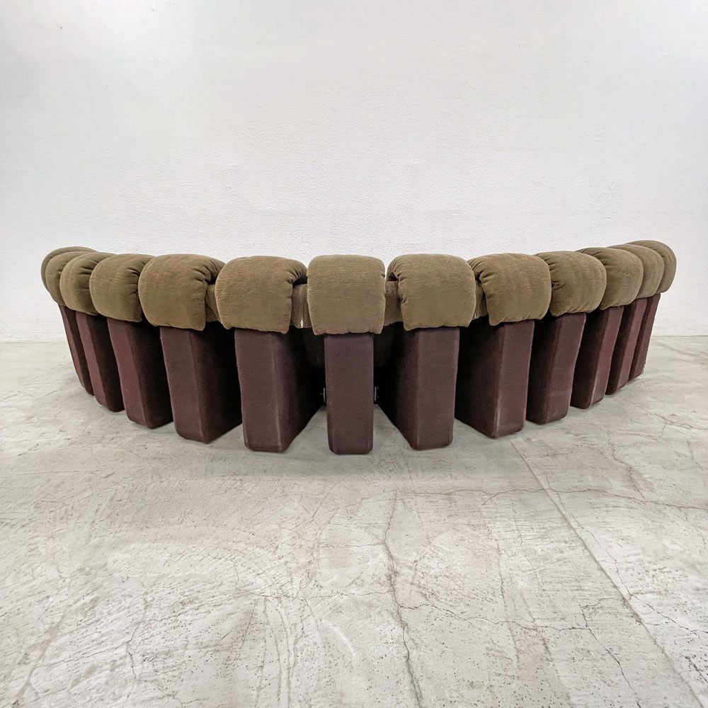 デセデ de Sede DS-600 スネークソファ Snake Sofa 13ピース ファブリック スイス ビンテージ モビリア mobilia IDC大塚 取扱 スペースエイジ ミッドセンチュリー 〓