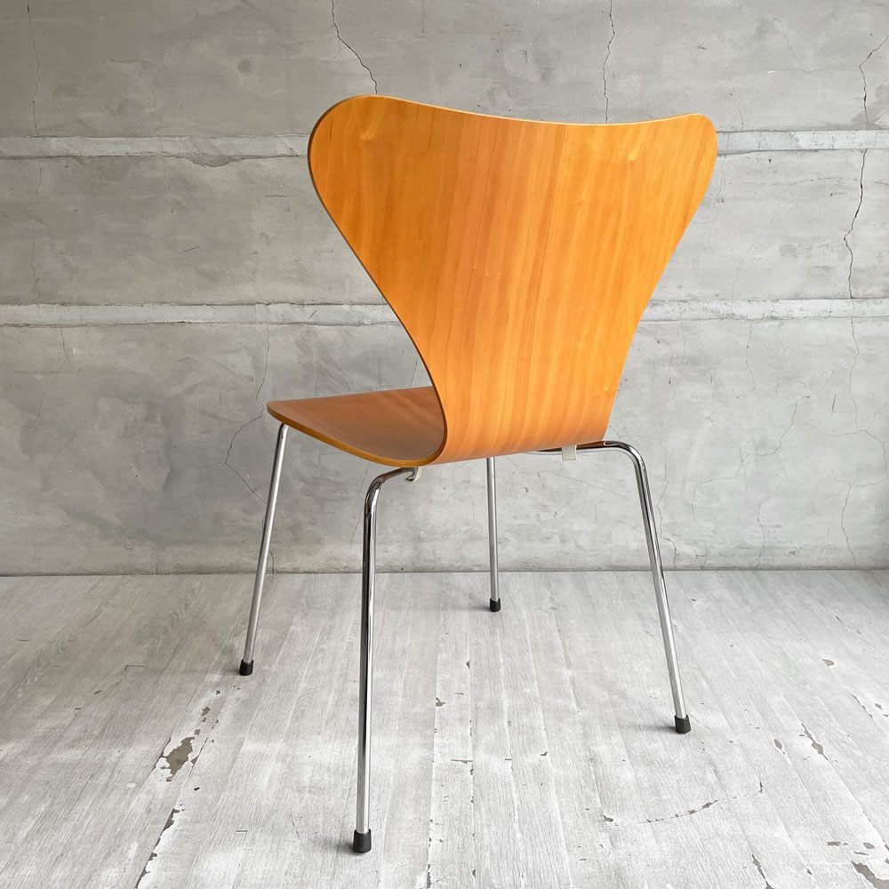 フリッツハンセン Fritz Hansen セブンチェア Seven Chair ダイニングチェア アルネヤコブセン Arne Jacobsen ナチュラルチェリー 北欧家具 B ♪