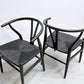 カールハンセン＆サン Carl Hansen & Son CH24 Yチェア ブラックラッカー×ブラックペーパーコード ビーチ材 ハンス・J・ウェグナー デンマーク 北欧家具 日本仕様サイズ D ●