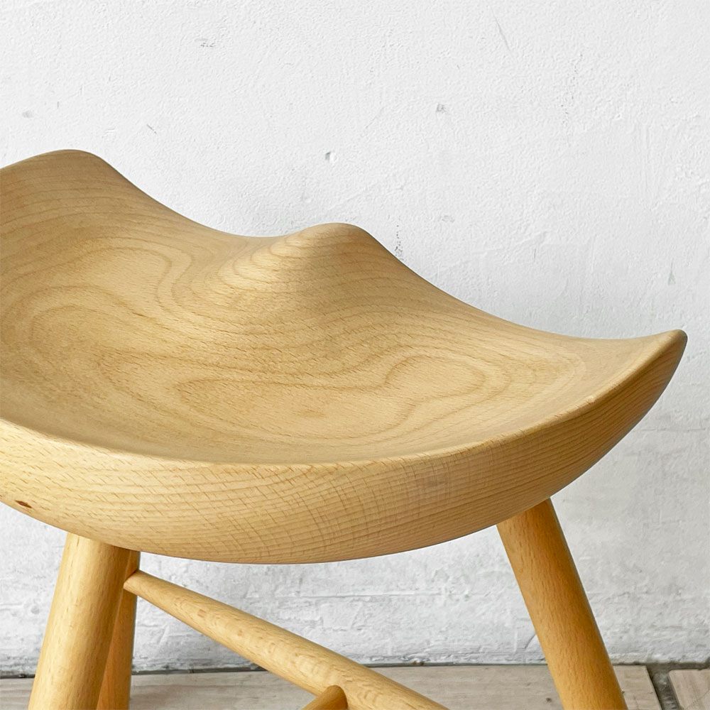 ワーナー Werner シューメーカーチェア Shoemaker Chair NO.49 スツール ビーチ材 オイルフィニッシュ ラーズ・ワーナー デンマーク ★